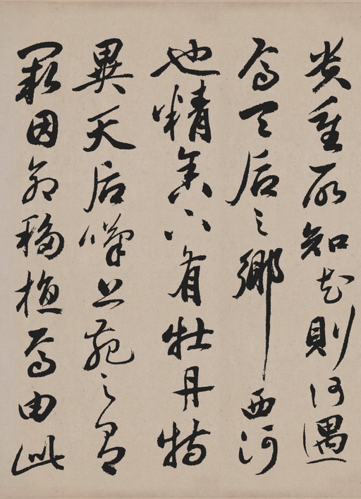 祝允明 牡丹赋 - 纸本墨迹 - 書法道 - 书法字帖墨迹碑帖作品高清欣赏 - 3