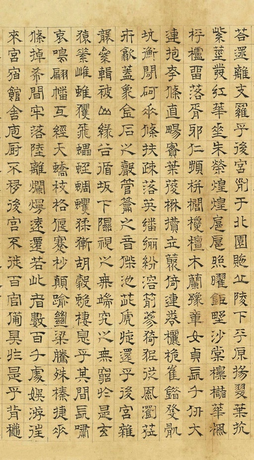 文徵明 上林赋 - 纸本墨迹 - 書法道 - 书法字帖墨迹碑帖作品高清欣赏 - 5