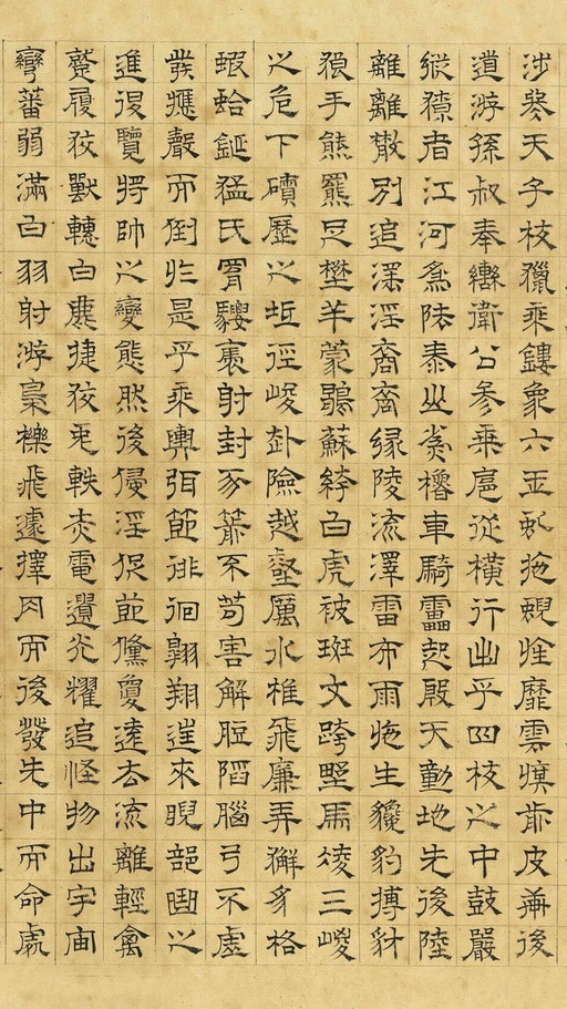 文徵明 上林赋 - 纸本墨迹 - 書法道 - 书法字帖墨迹碑帖作品高清欣赏 - 6