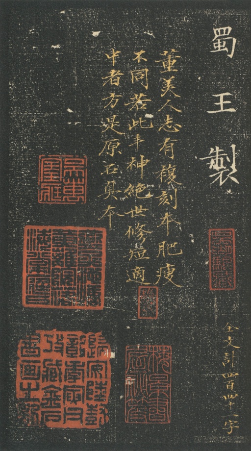 隋朝人 董美人墓志 - 吴湖帆旧藏浓墨拓本 - 書法道 - 书法字帖墨迹碑帖作品高清欣赏 - 17