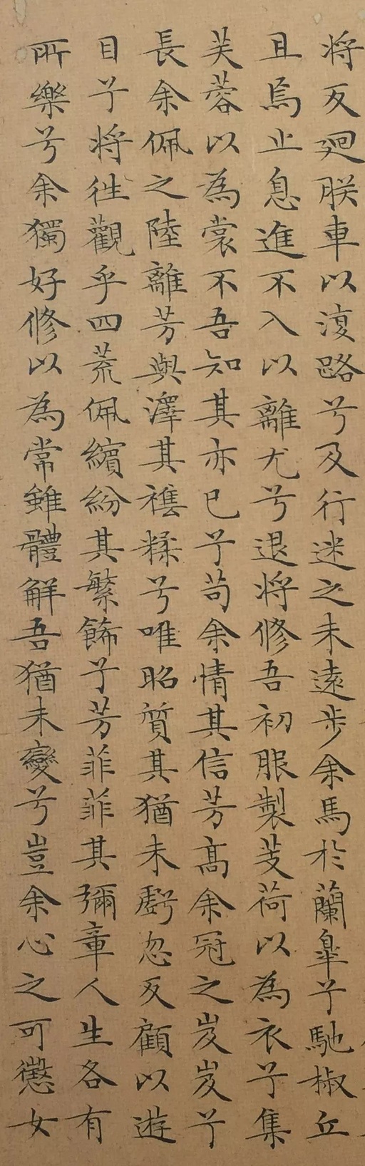 文徵明 小楷离骚经 - 纸本墨迹 - 書法道 - 书法字帖墨迹碑帖作品高清欣赏 - 6