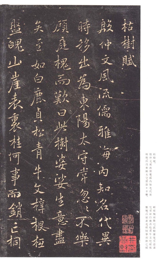 褚遂良 枯树赋 - 拓本 - 書法道 - 书法字帖墨迹碑帖作品高清欣赏 - 3