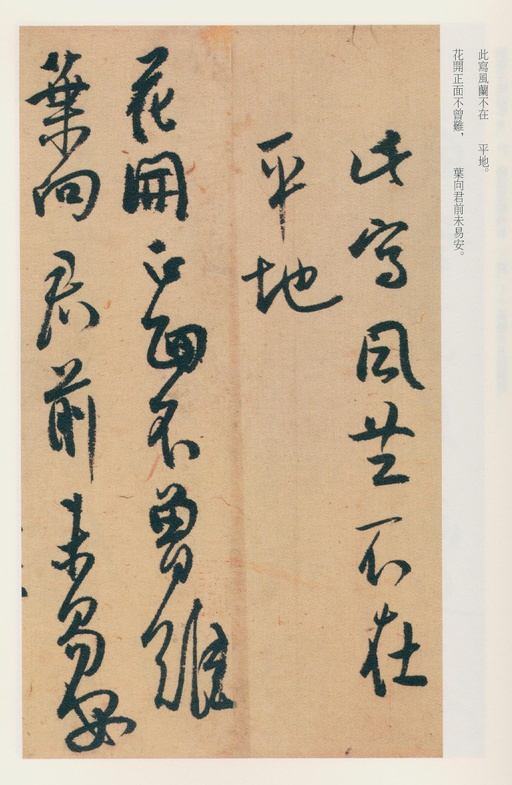 白蕉 兰题杂存 - 纸本墨迹 - 書法道 - 书法字帖墨迹碑帖作品高清欣赏 - 17