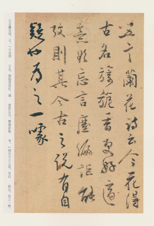 白蕉 兰题杂存 - 纸本墨迹 - 書法道 - 书法字帖墨迹碑帖作品高清欣赏 - 2