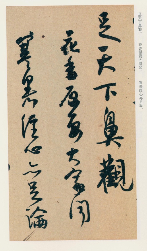 白蕉 兰题杂存 - 纸本墨迹 - 書法道 - 书法字帖墨迹碑帖作品高清欣赏 - 23